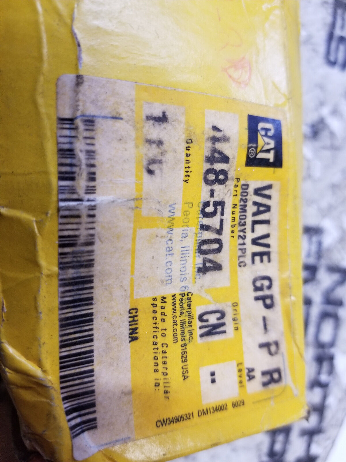 448-5704 Hydraulic Relief Valve 4485704