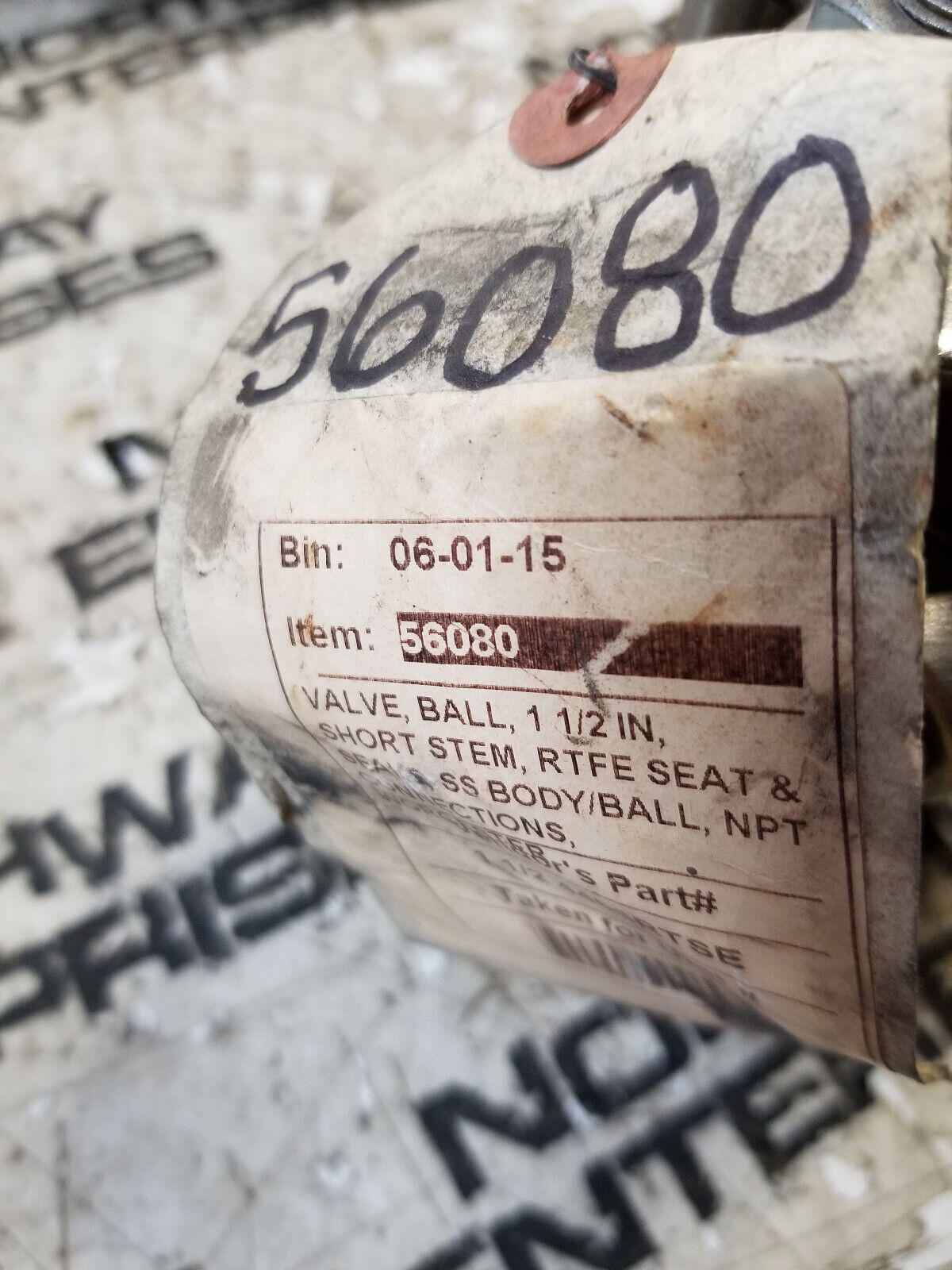 WORCESTER A351  CF8M HCPC 4466RTSE 1 1/2" Ball Valve