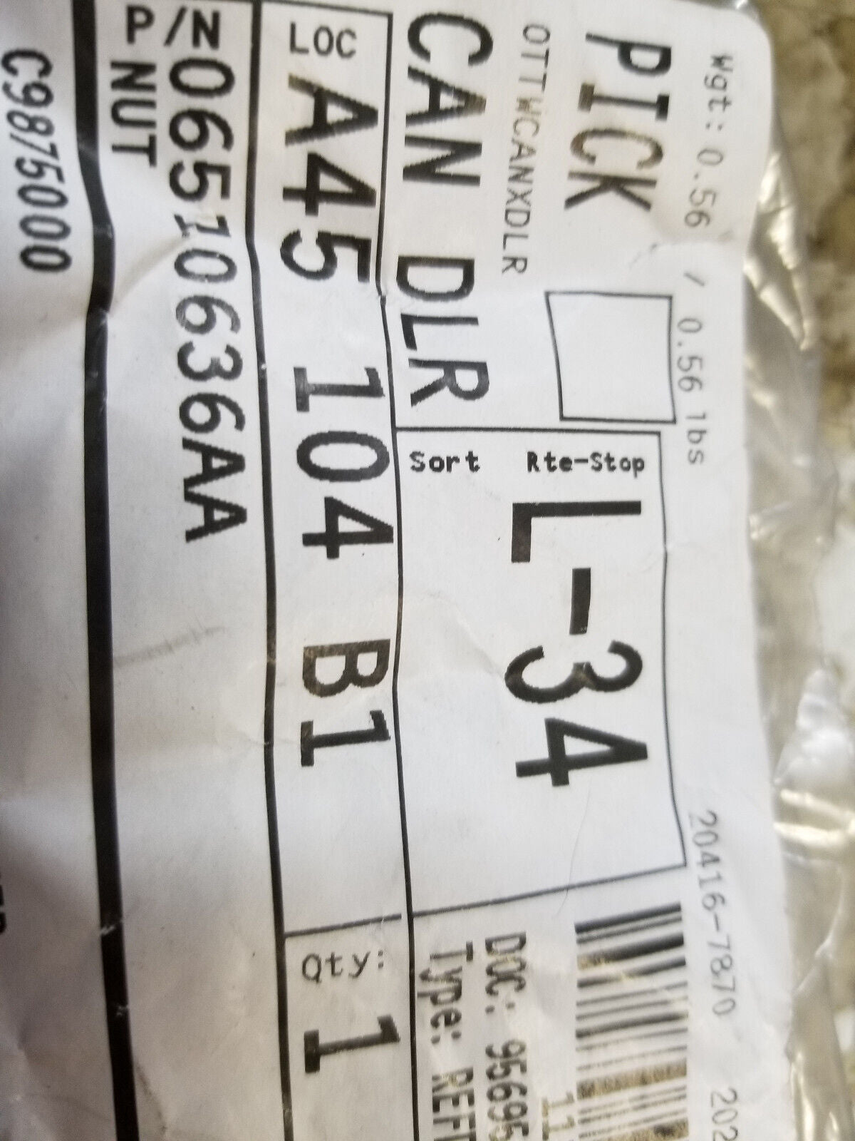 OEM MOPAR SPINDLE NUT 06510636AA