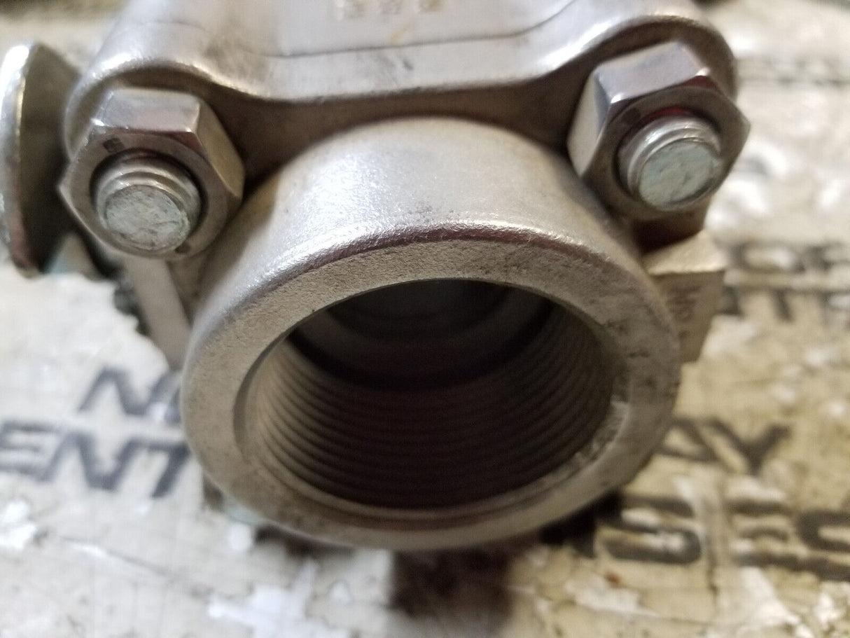 WORCESTER A351  CF8M HCPC 4466RTSE 1 1/2" Ball Valve