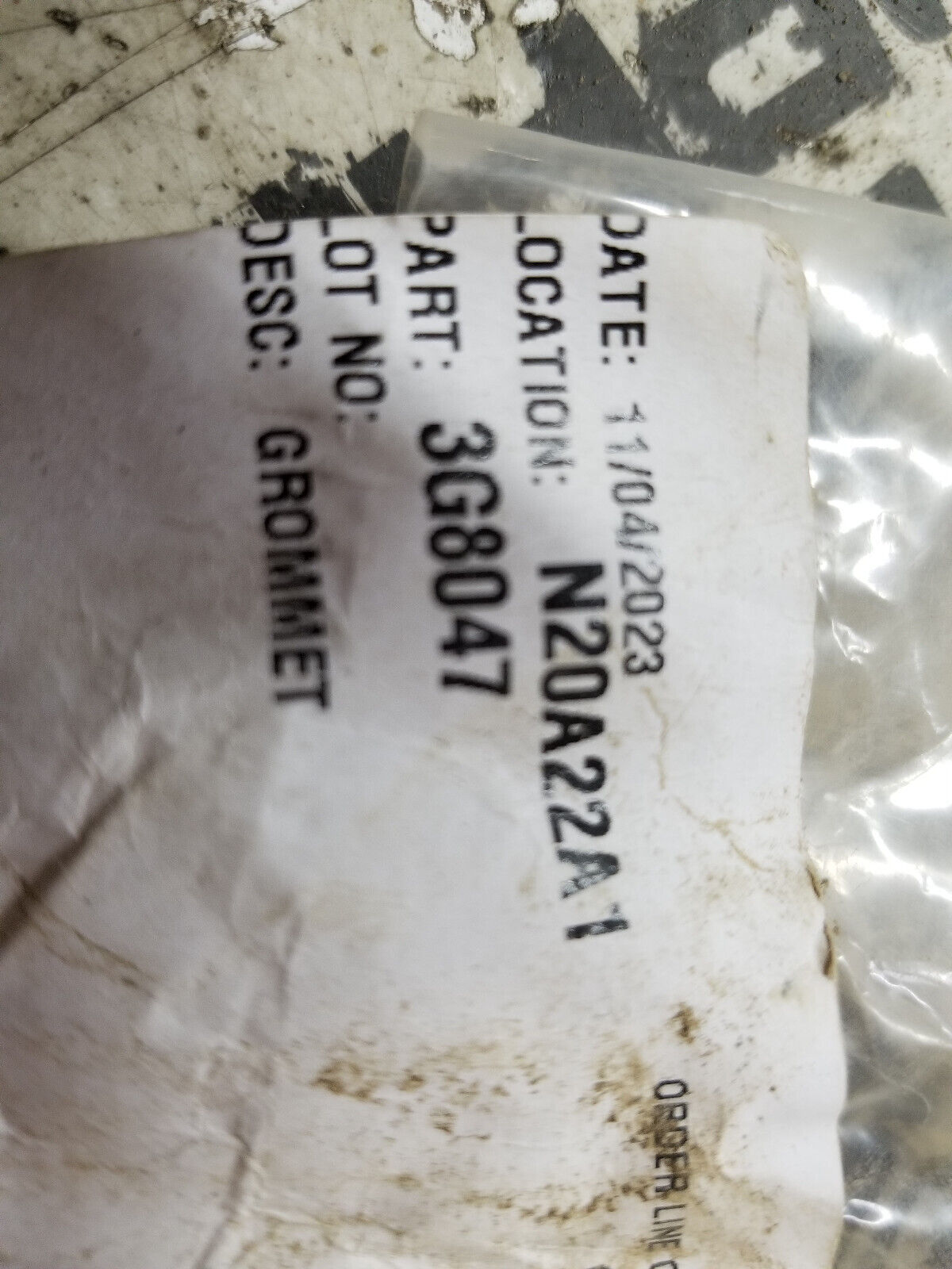 3G-8047 Hydraulic Hose Harnessing Rubber Double Grommet 3G8047