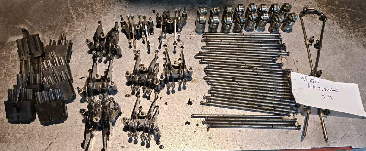 2011-2015 FORD 6.7L POWERSTROKE VALVETRAIN LIFTERS ROCKERS PUSHRODS