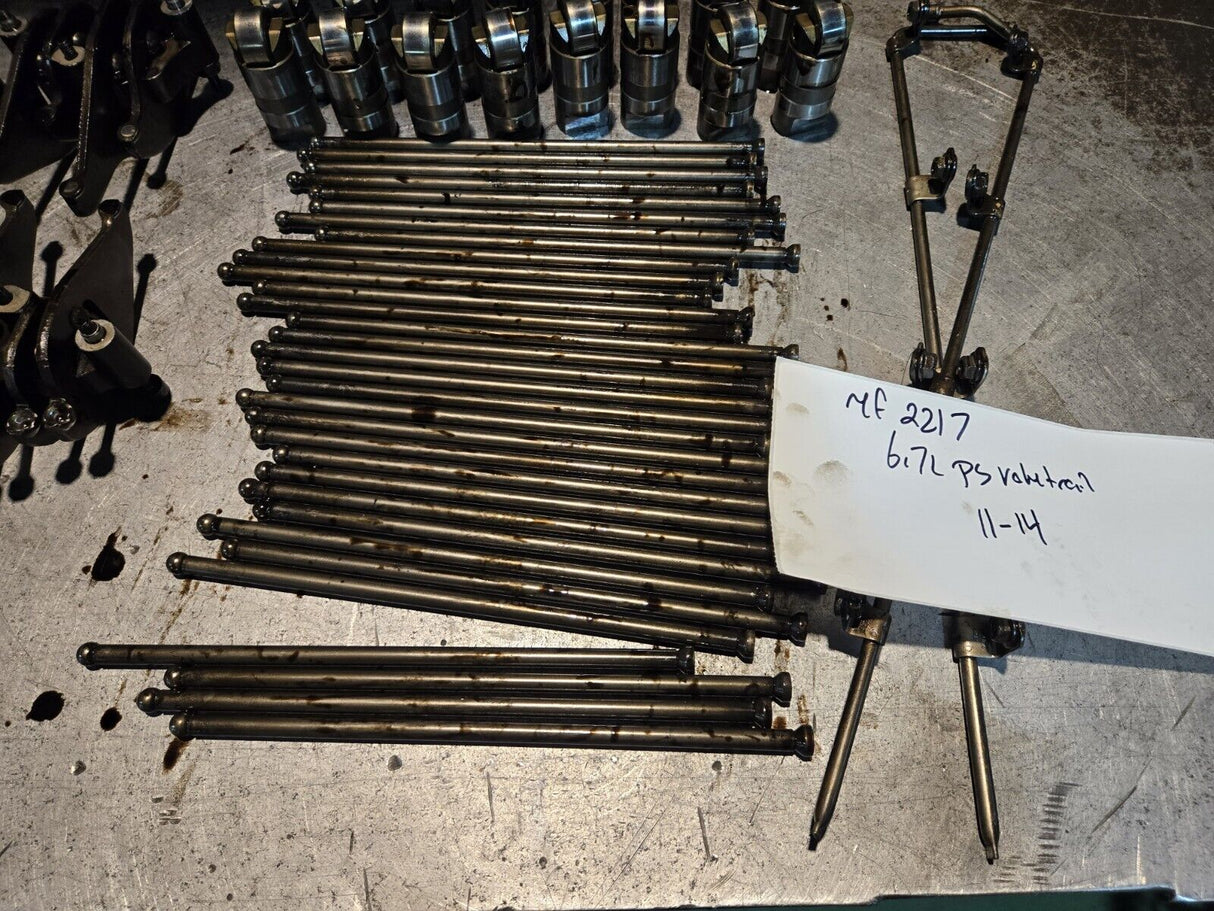 2011-2015 FORD 6.7L POWERSTROKE VALVETRAIN LIFTERS ROCKERS PUSHRODS