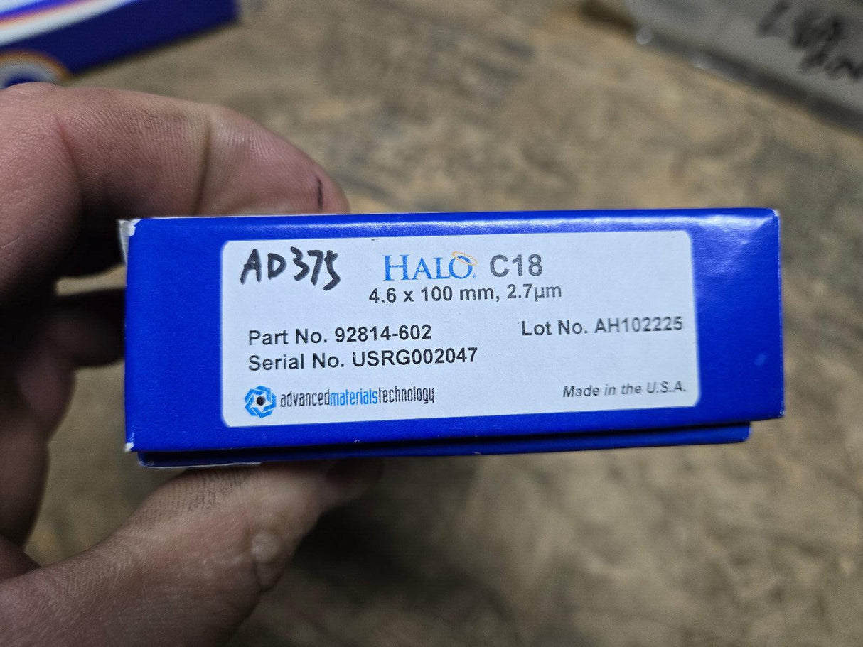 HALO 92814-602 C18 2.7 m, 100 x 4.6 mm HPLC Column REF AD375