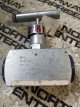 Needle Valve WN1518 HARD SEAT, STRAIGHT BODY, 1" 10000 PSI
