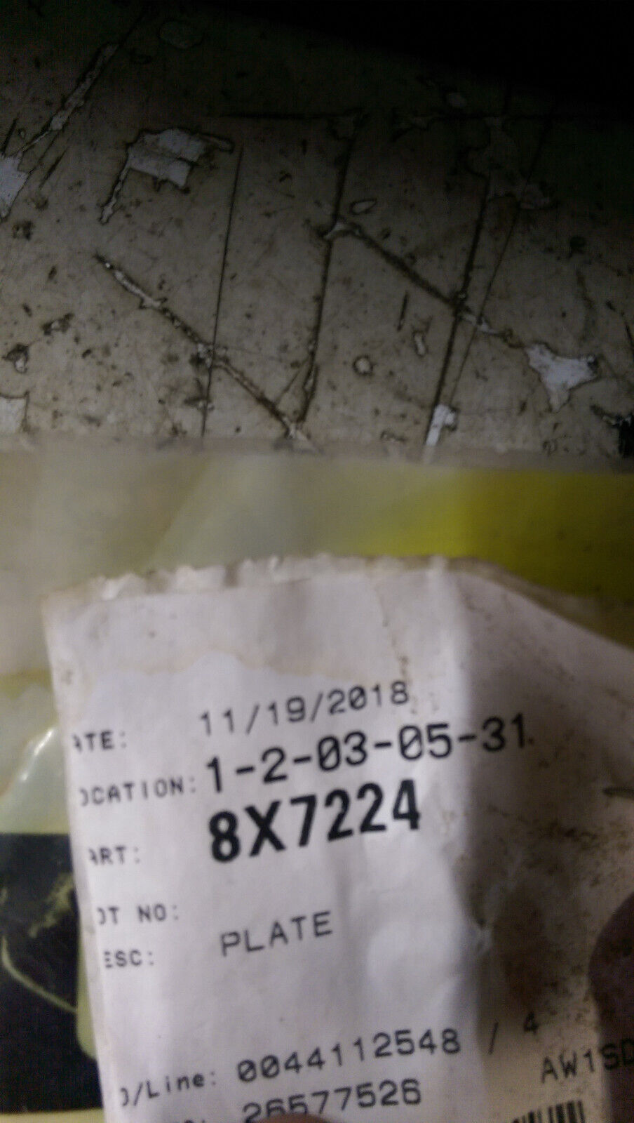 8X-7224 CAT ORFICE PLATE 8X7224