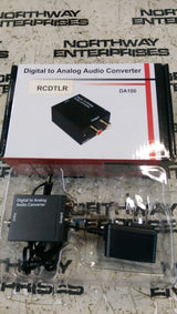 DA100 DIGITAL TO ANALOG AUDIO CONVERTER