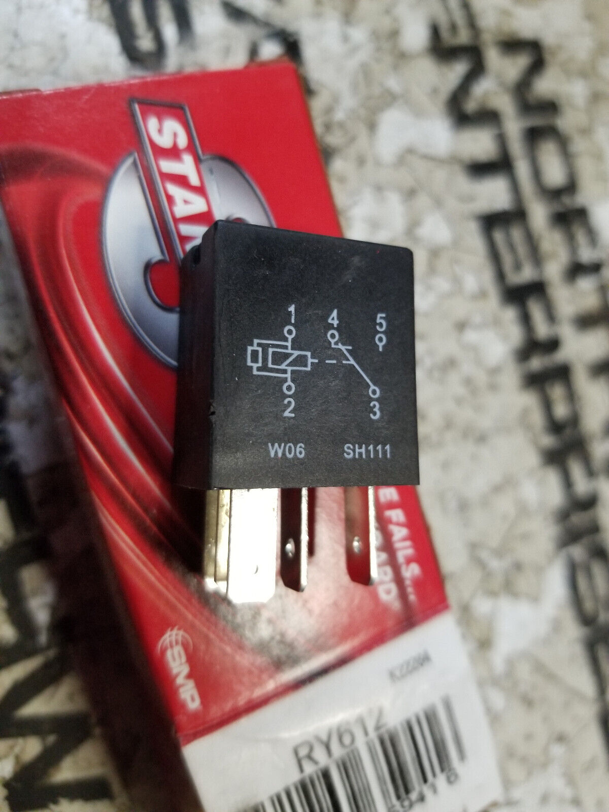 LOT OF 6PC - RY612 STANDARD RELAY