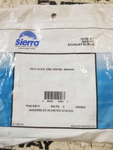 LOT OF 2 - Sierra Gasket 18-0943-1 Replaces OMC 909786