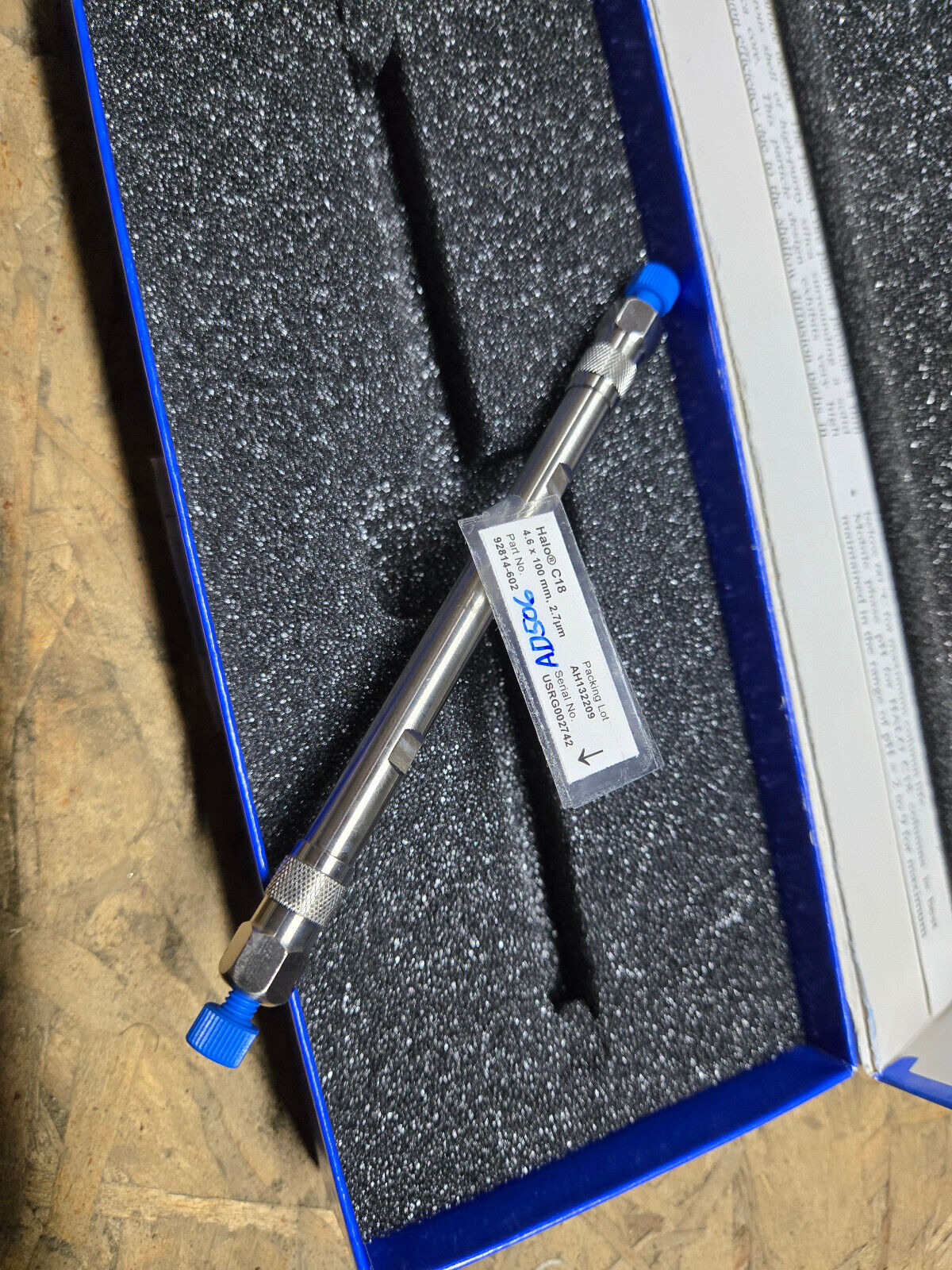 HALO 92814-602 C18 2.7 m, 100 x 4.6 mm HPLC Column AD506
