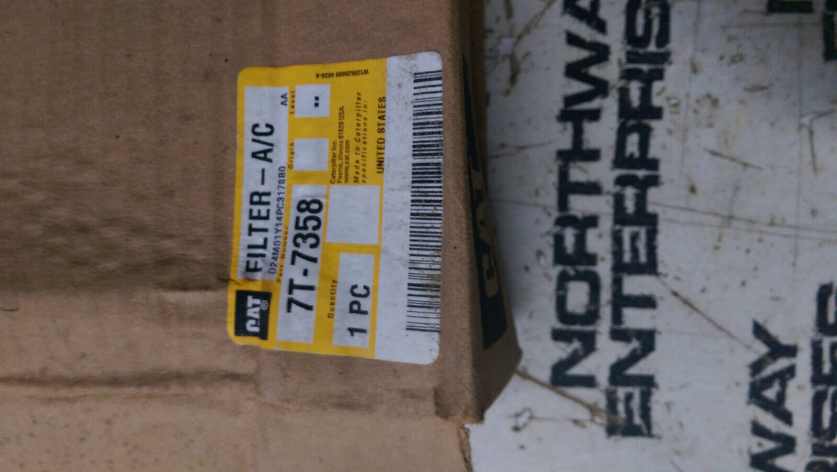 7T7358 GENUINE OEM CAT 7T-7358 CABIN AIR FILTER