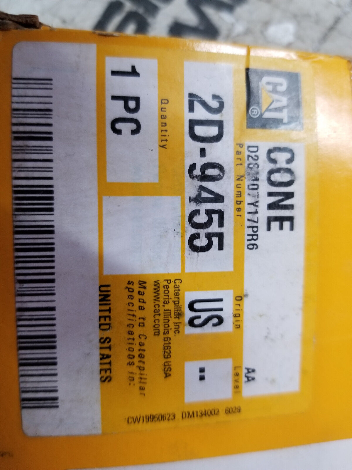 2D-9455 71.438mm Inside Diameter Cone Bearing 2D9455