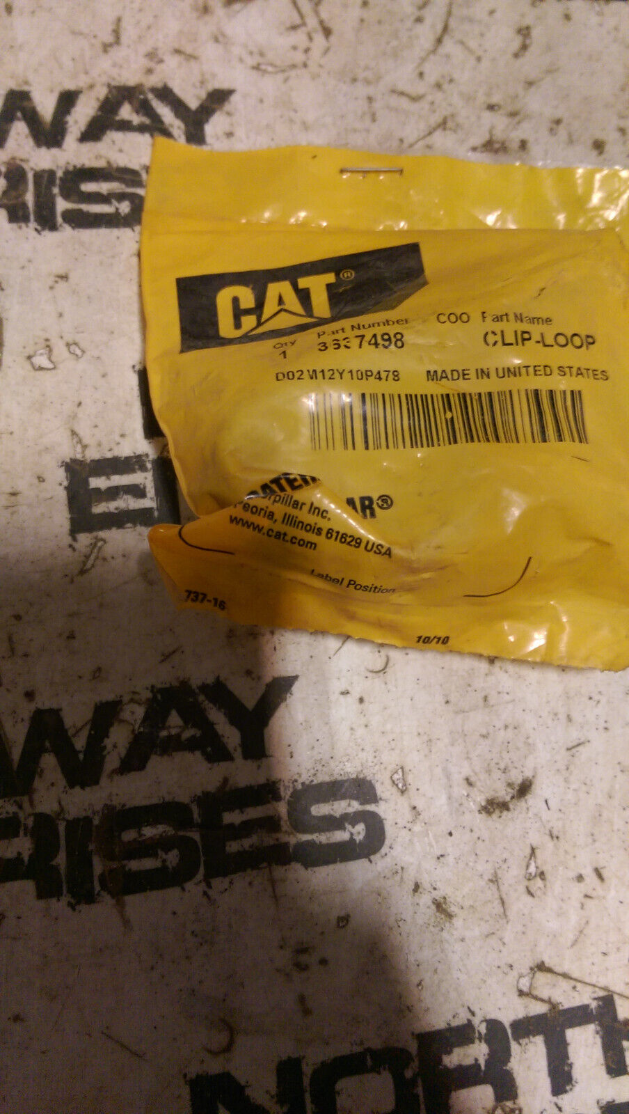 CATERPILLAR 363-7498 CLIP-LOOP