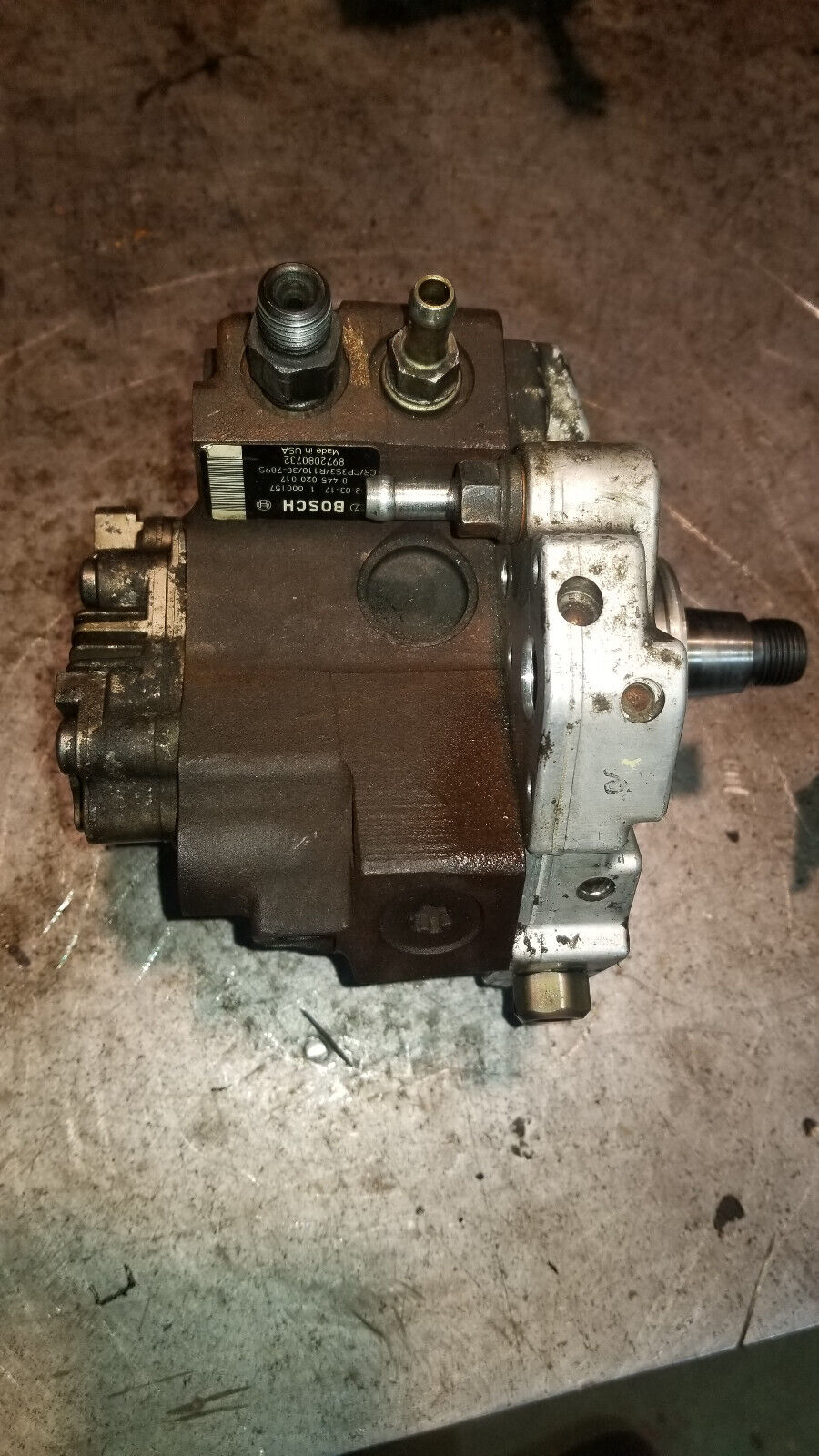 CORE 0445020017 Bosch CP3 Pump  GM Duramax CORE / FOR PARTS 8972080732