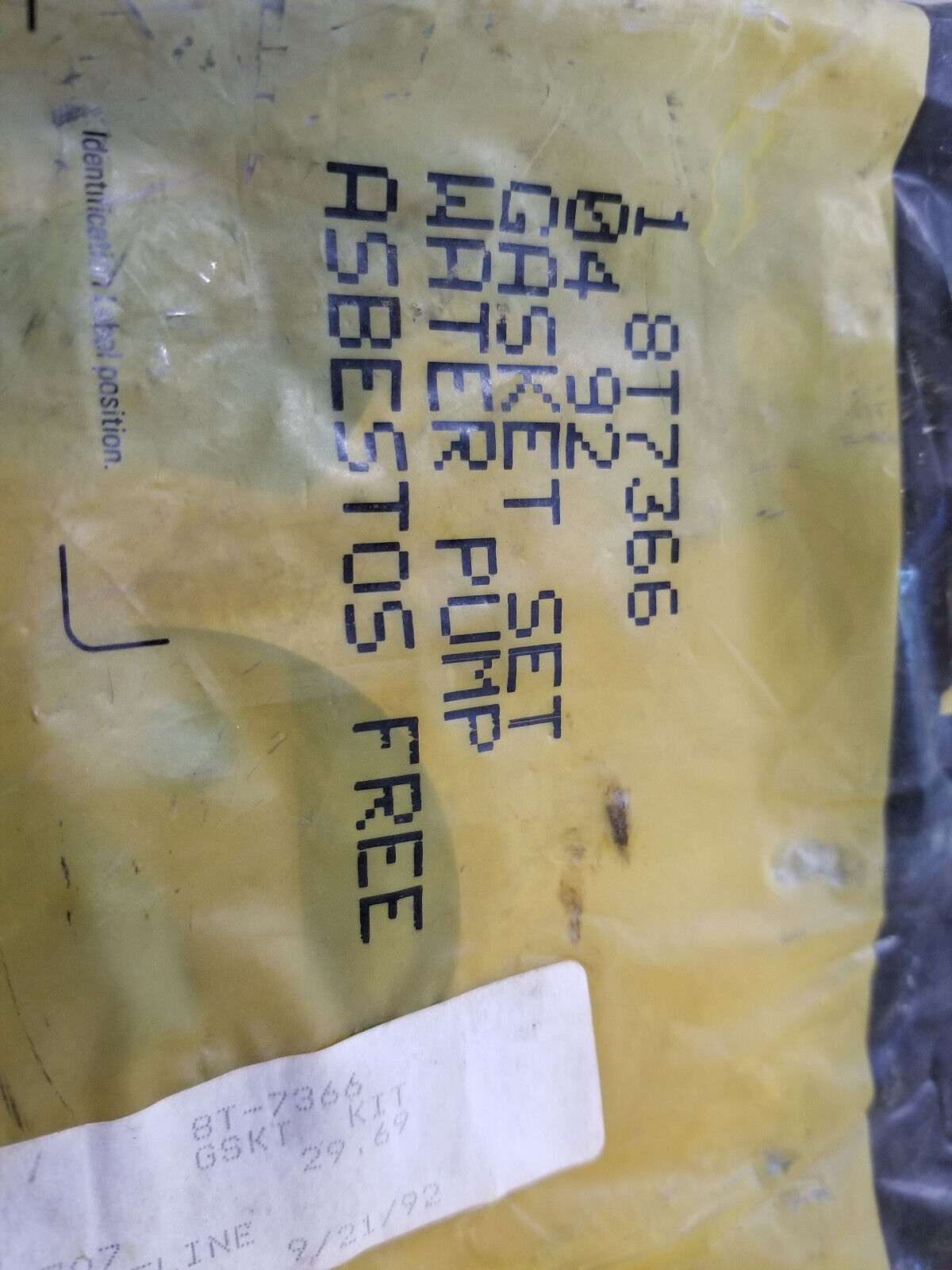 CATERPILLAR 8T-7366 SEAL KIT 8T7366
