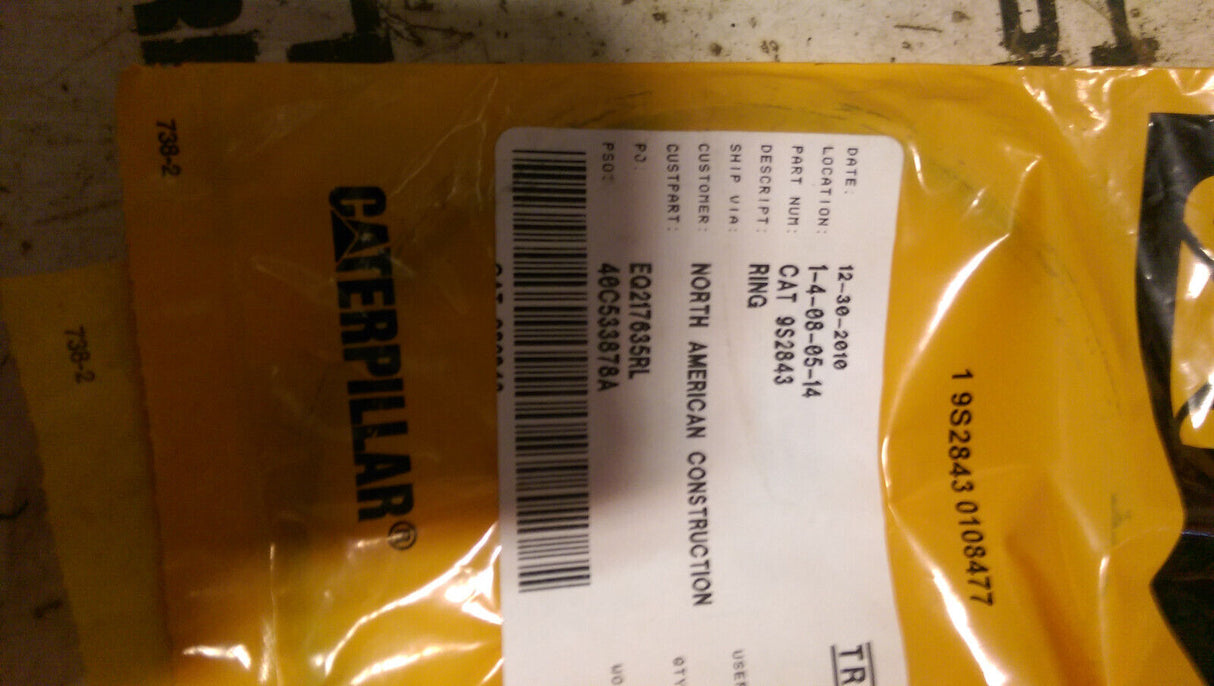 CATERPILLAR 9S-2843 Retaining Ring (Snap Ring)