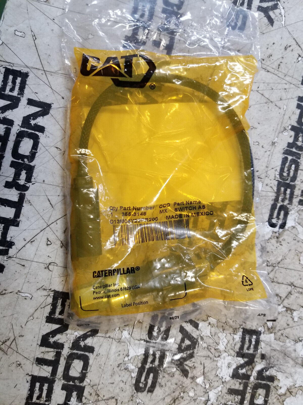 355-3148 CAT Refrigerant Pressure Switch 3553148