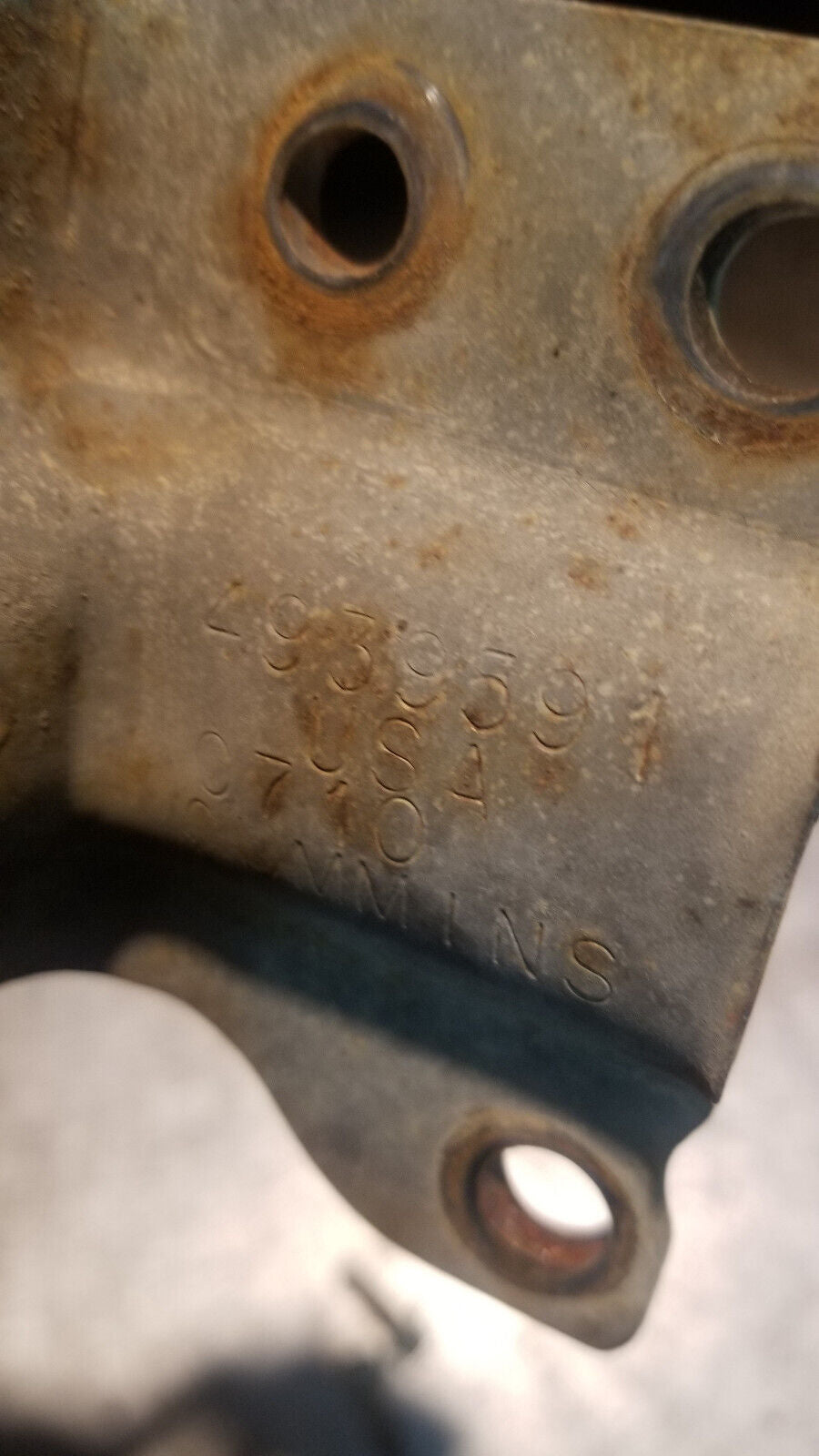 Dodge Ram Cummins 24V 6.7L 6.7 Alternator Bracket 4939591 W BOLTS