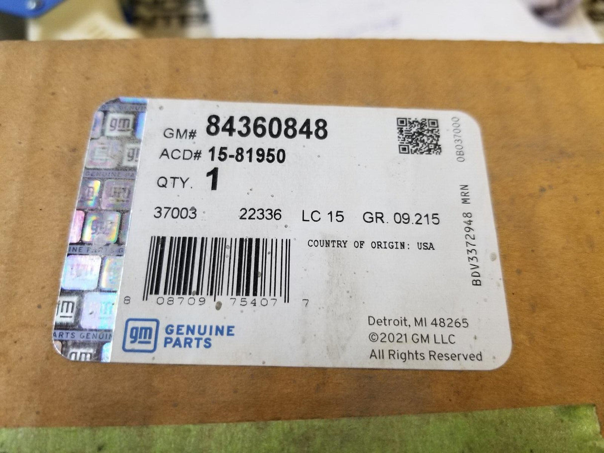 AC DELCO BLOWER MOTOR 84360848 15-81590