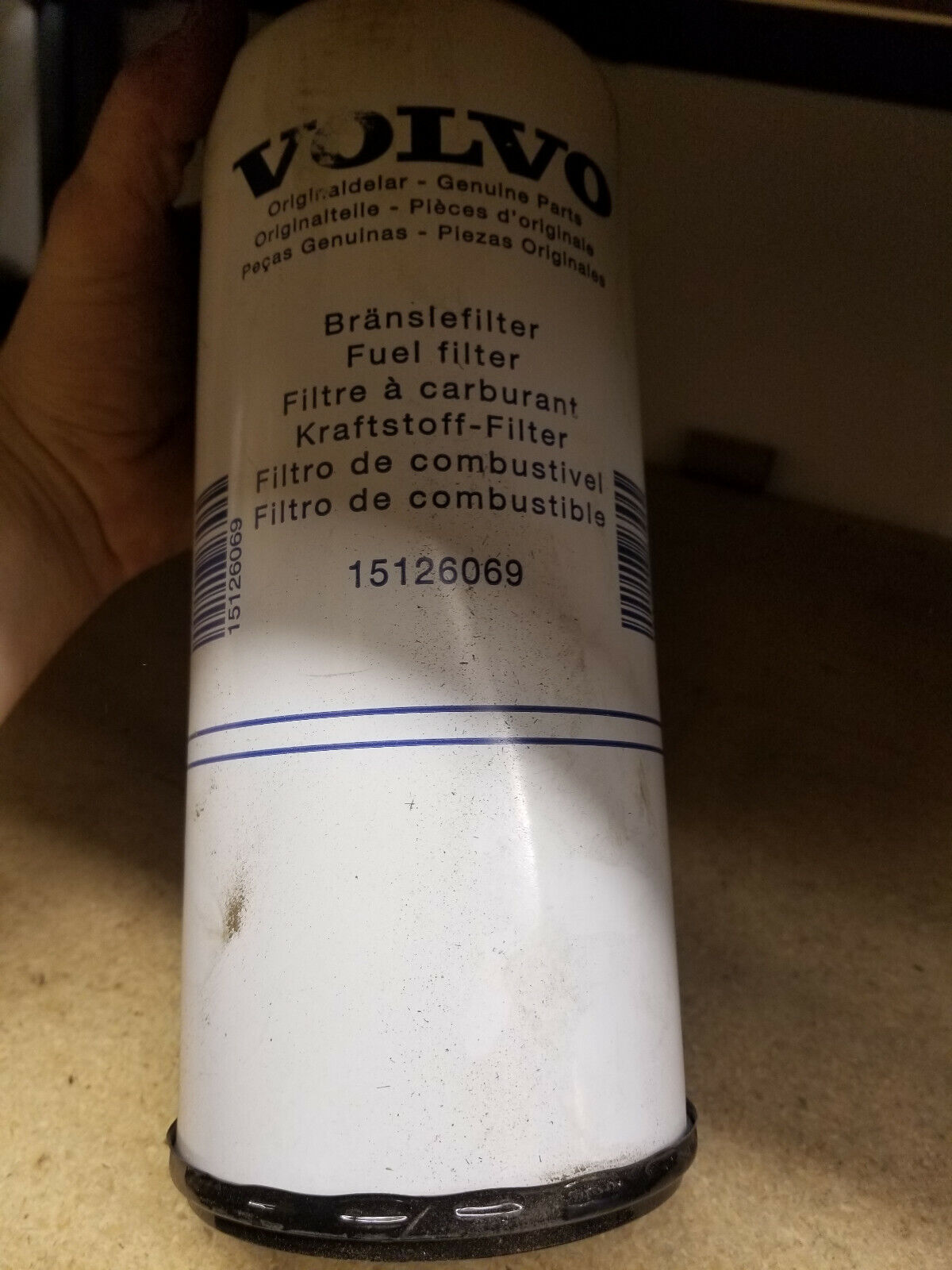 15126069 VOLVO FUEL FILTER
