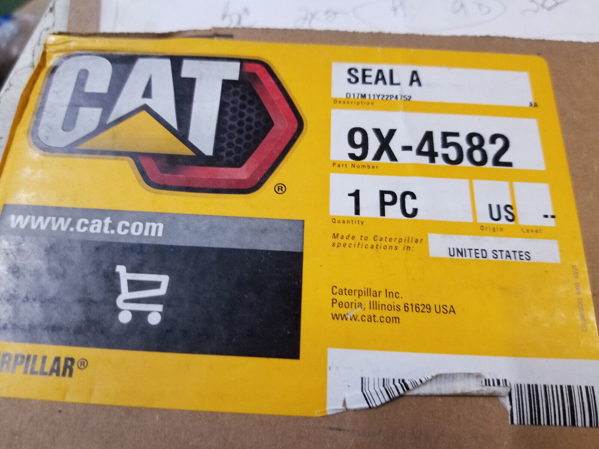 OEM CATERPILLAR 9X-4582 287.5mm Inner Diameter Track Roller Frame Seal 9X4582
