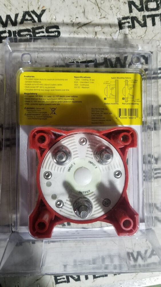 9001E Blue Sea 9001e e-Series Battery Switch Selector