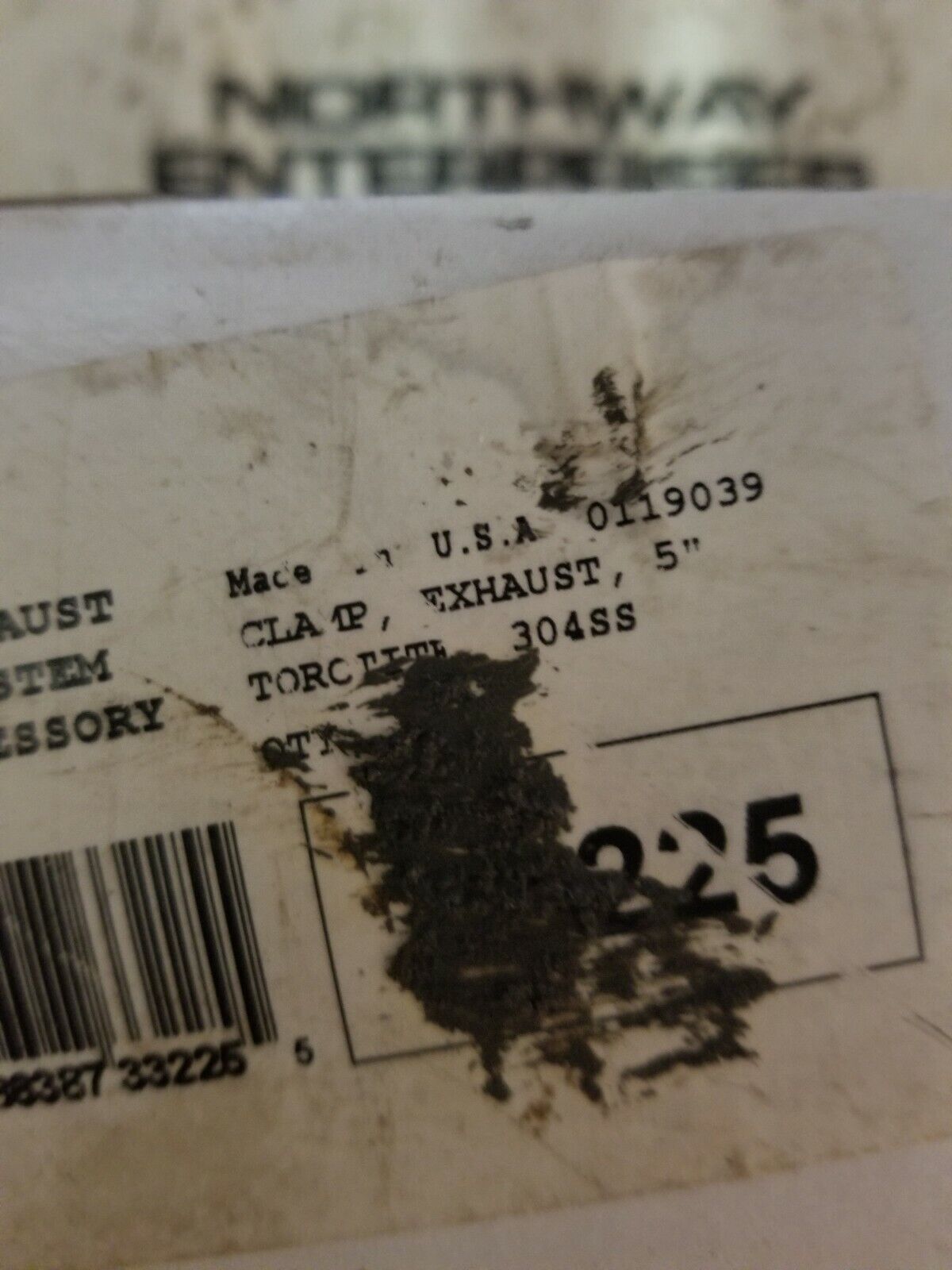 NAPA Torctite Exhaust Clamp 3" 304SS 733-5978 Easy Seal