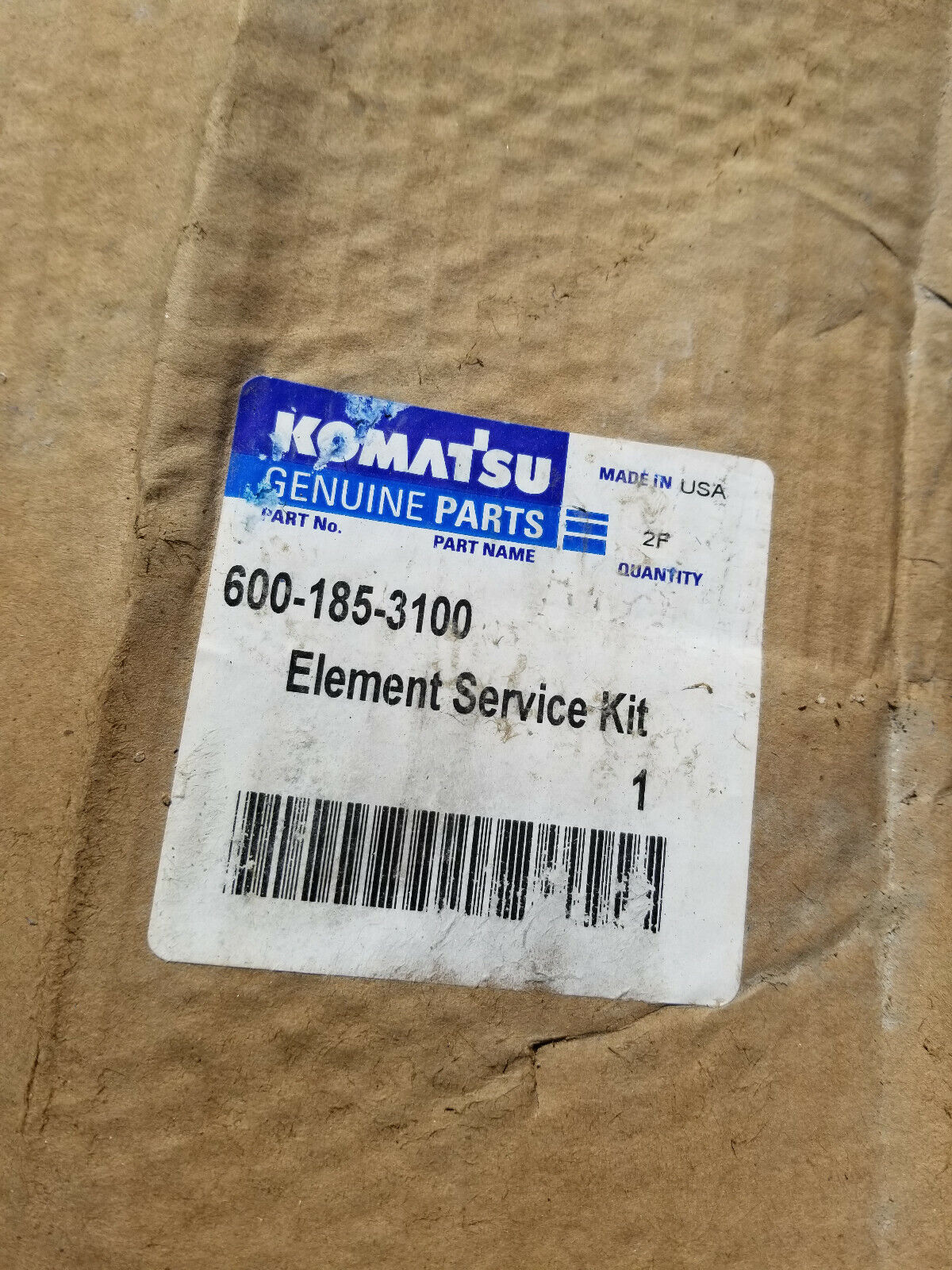 600-185-3100 AIR FILTER SERVICE KIT OEM KOMATSU