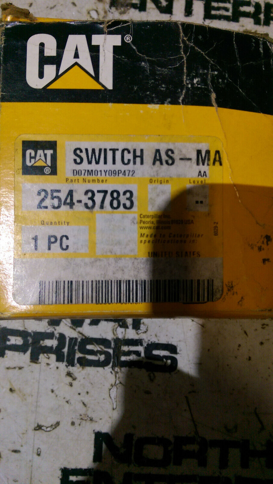 CAT 254-3783 SWITCH
