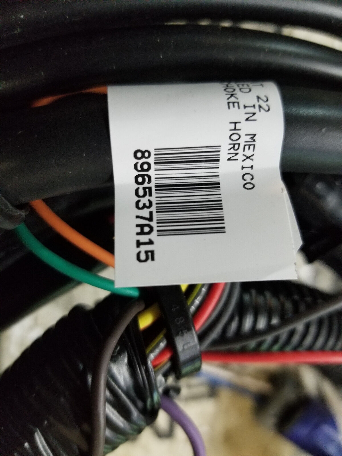 Mercury Mercruiser Quicksilver 84-896537K15 Harness/Key SwItch 896537K15
