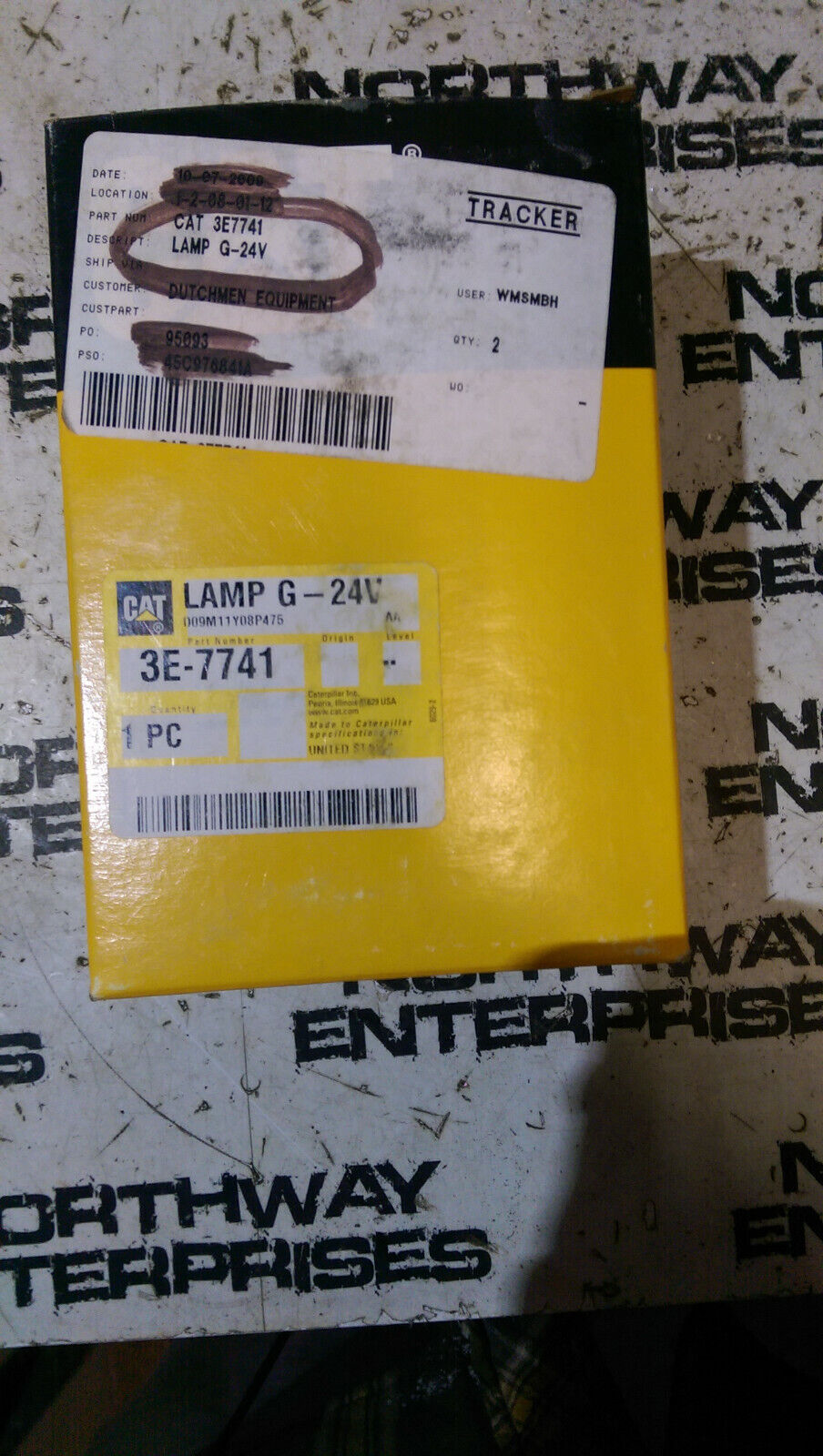 3E-7741 CAT Lamp G - 24V