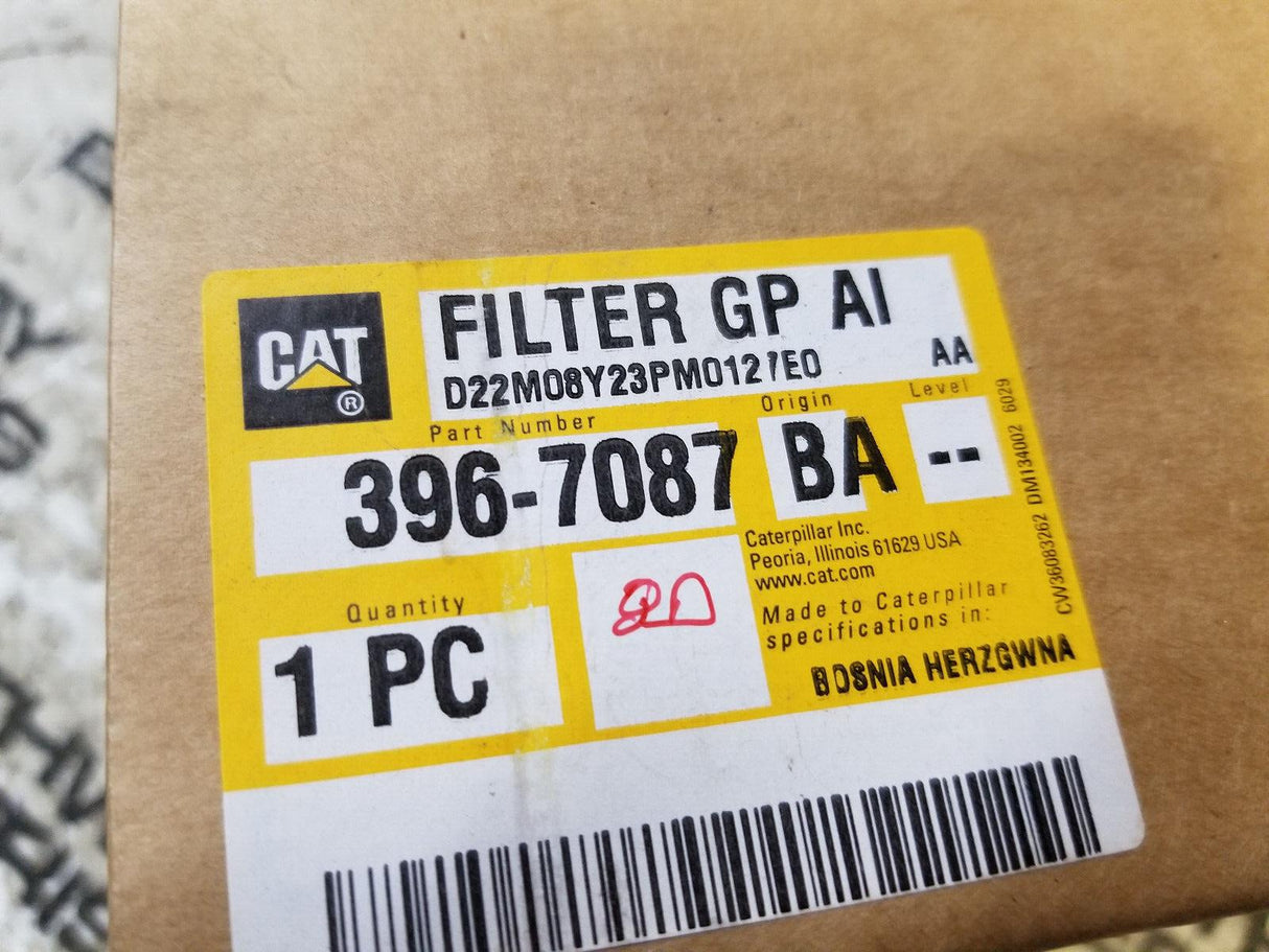 396-7087 CATERPILLAR CABIN AIR FILTER 3967087