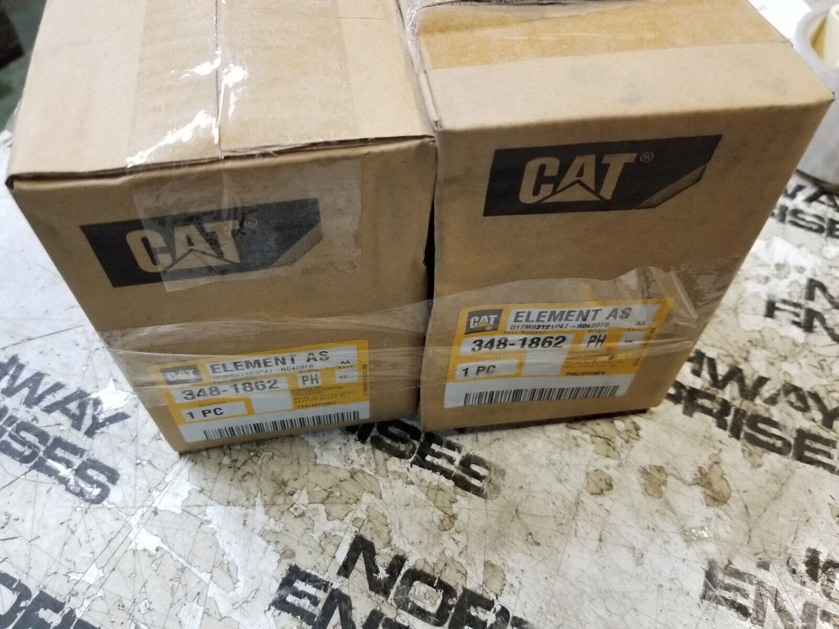 LOT OF 2PC - 348-1862 CATERPILLAR HYDRAULIC FILTER ELEMENT 3481862