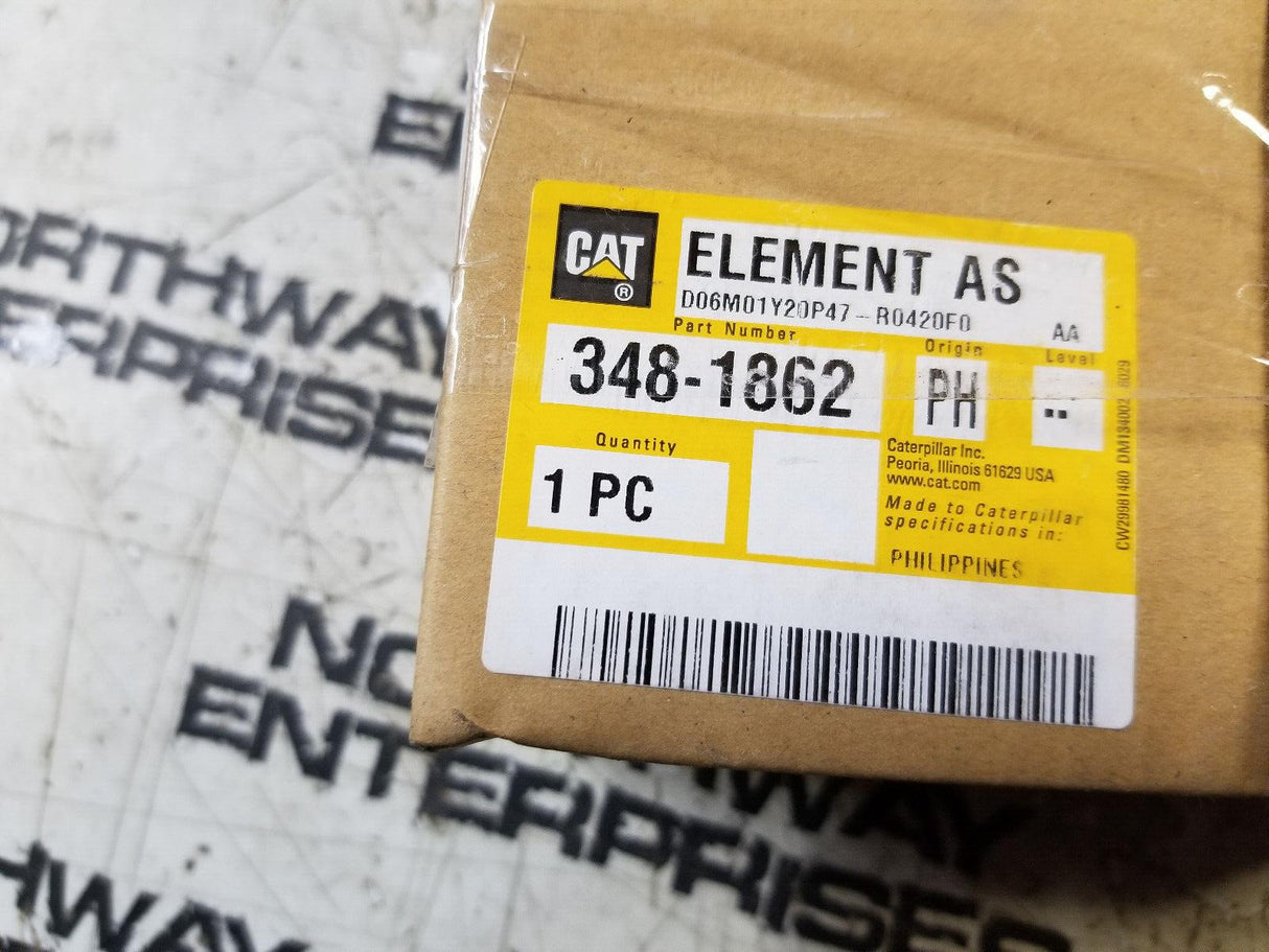 LOT OF 2PC - 348-1862 CATERPILLAR HYDRAULIC FILTER ELEMENT 3481862