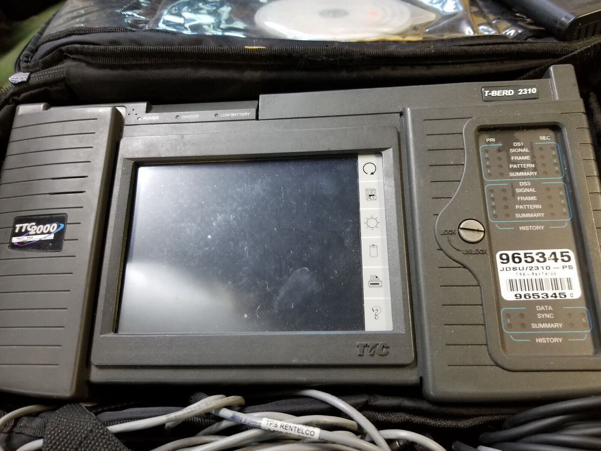 ACTERNA TTC2000 TESTPAD NO POWER CHORD