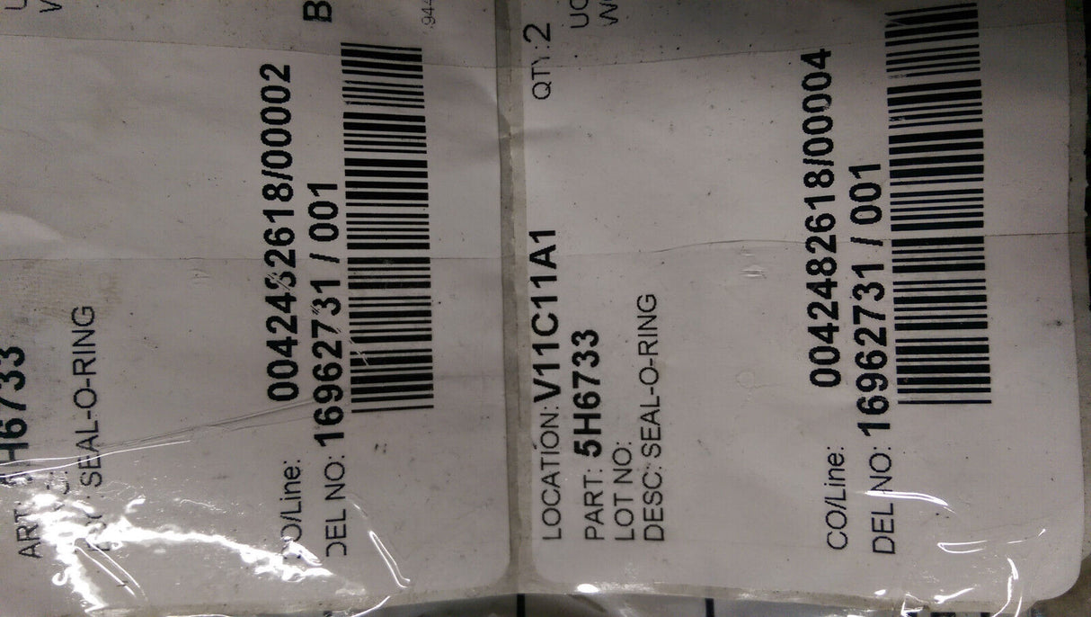 5H6733 CATERPILLAR ORINGS LOT OF 4 PIECES FOR ONE PRICE 5H-6733