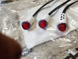 48005 LOT OF 3PC RED LED WITH LEADS