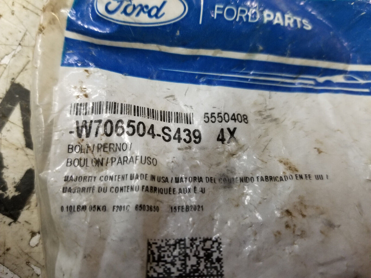 4 PACK OF W706504-S439 WHEEL STUDS 2017-2020 Ford Super Duty 2wd OEM Front