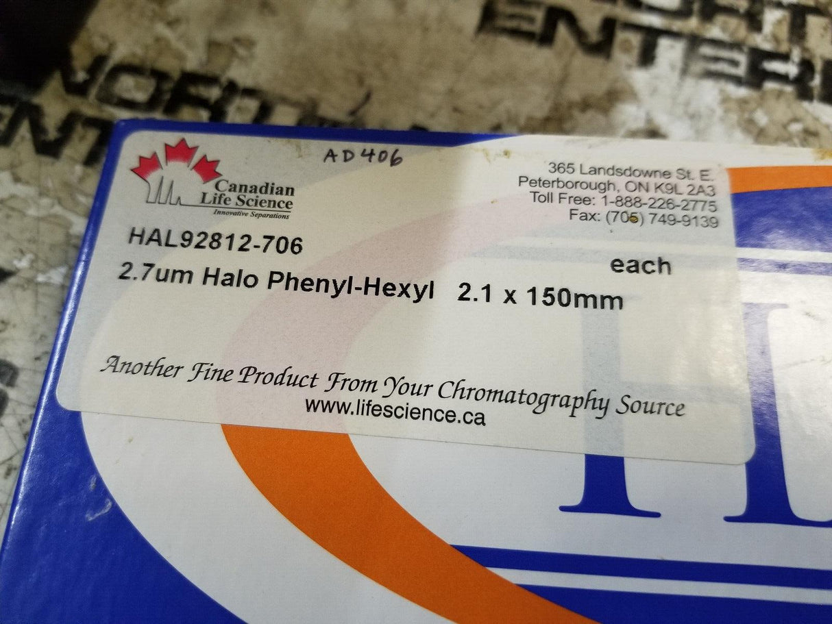 HAL92812-706 HALO Phenyl-Hexyl 90 2.7m, 2.1 x 150mm