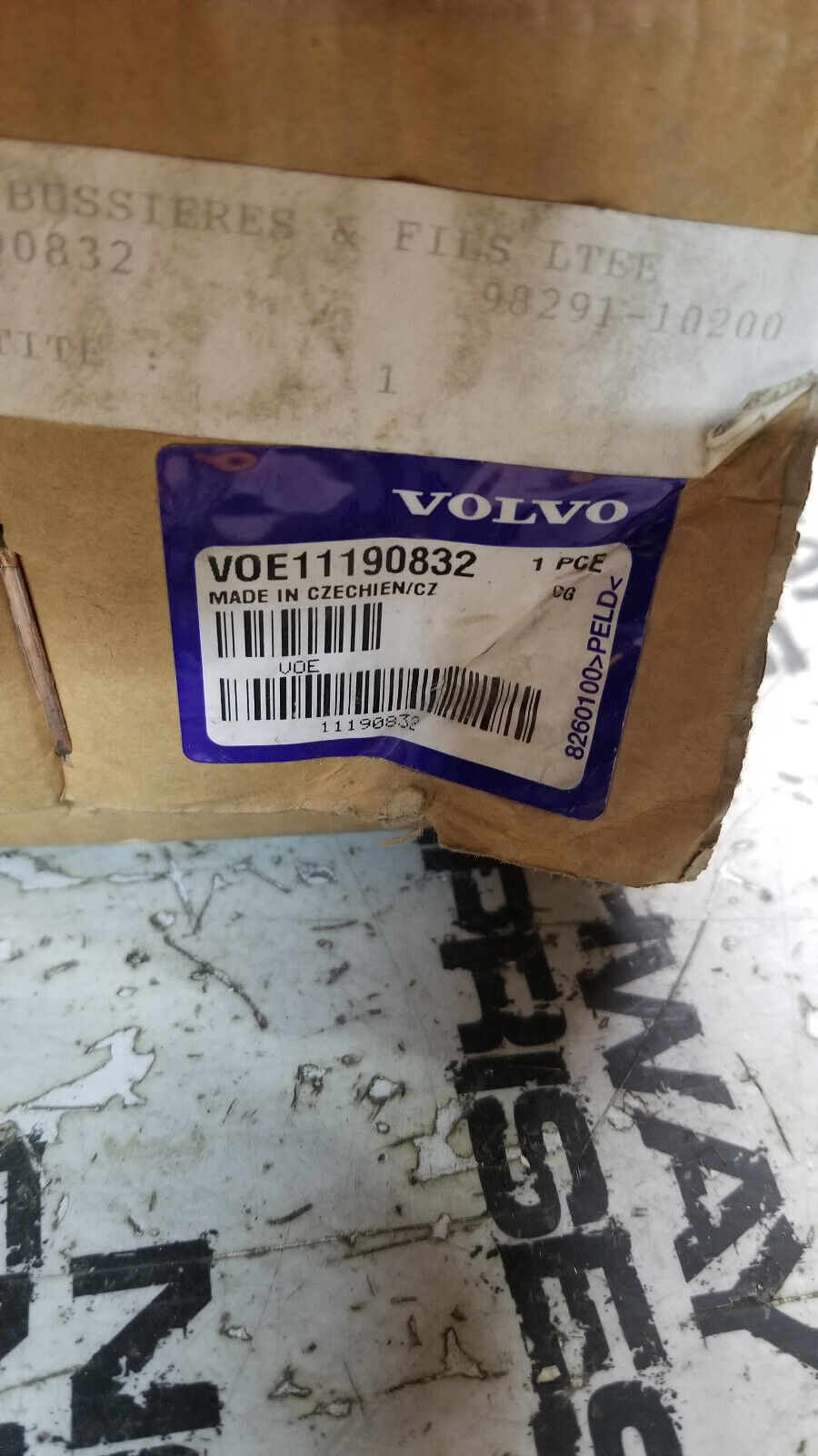11190832 VOLVO VOE11190832 PIN  A25D, A25E, A30D, A30E