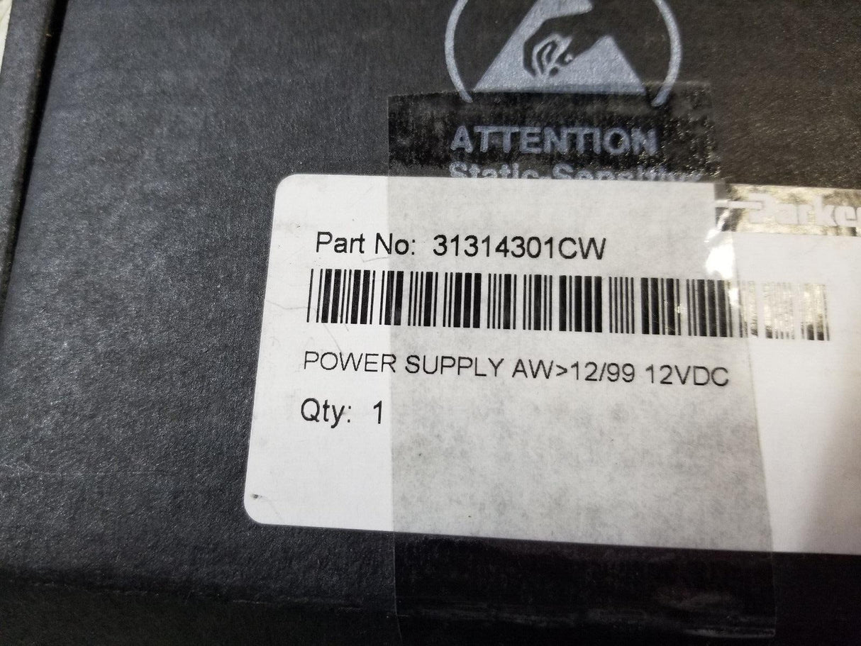 PARKER 31314301CW POWER SUPPLY AW 12/99 12VDC
