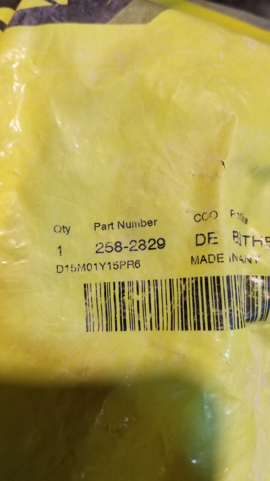 258-2829 CATERPILLAR BREATHER 2582829