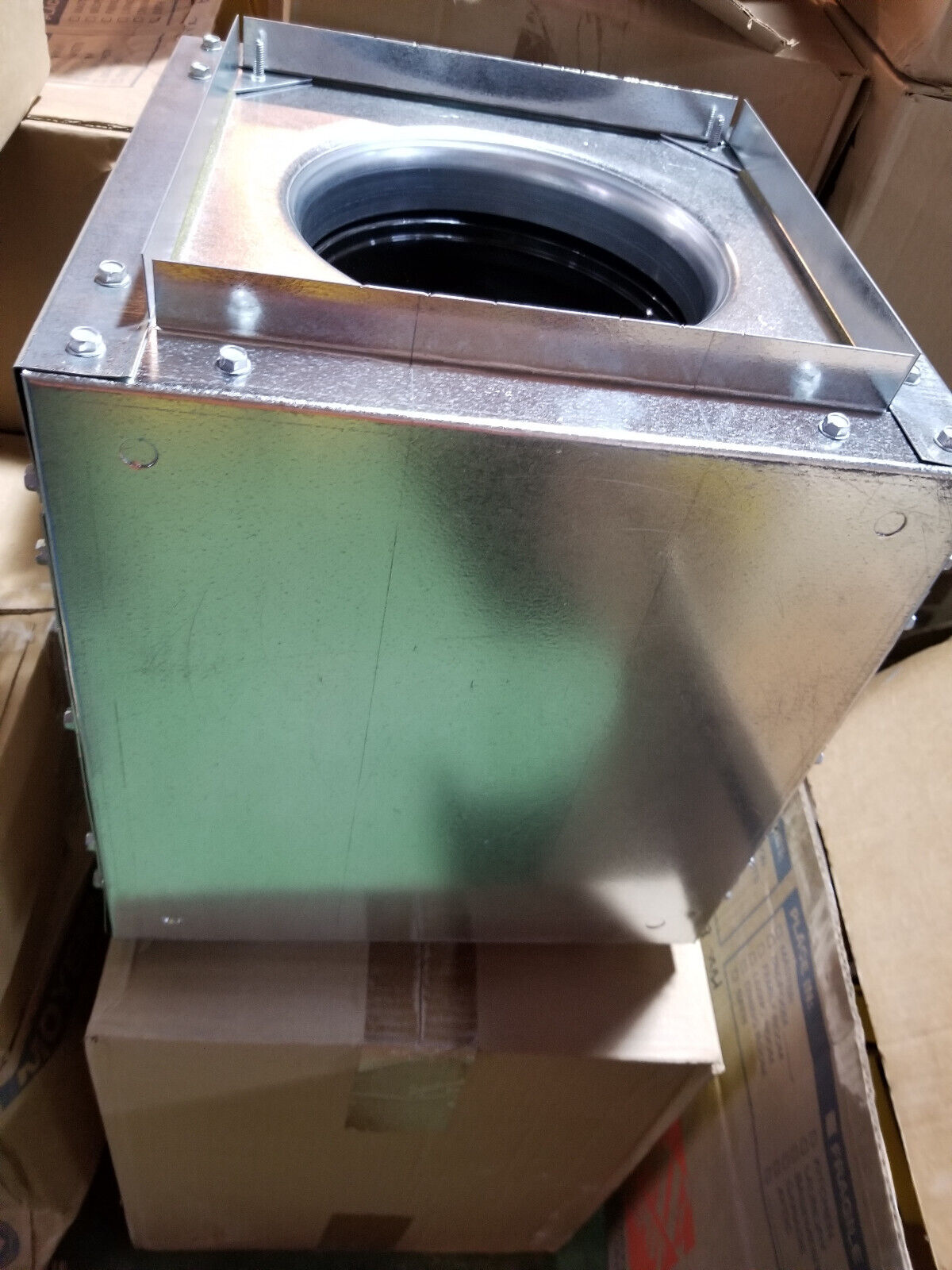 GREENHECK Centrifugal Inline Fan, EF 175CFM SQ-80-G-X
