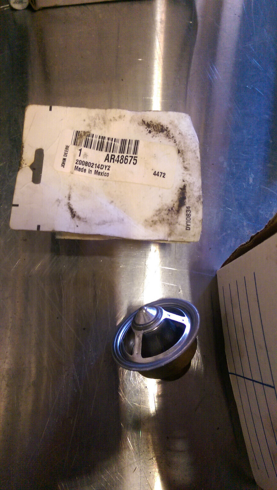 John Deere AR48675 THERMOSTAT