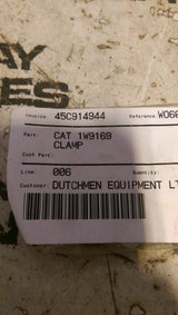 CATERPILLAR 1W-9169: CLAMP LOT OF 2 PIECES