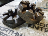 LOT OF 2PC - CATERPILLAR OEM CAT 8D-2348: 2''-12 Hex Castle Nut 8D2348