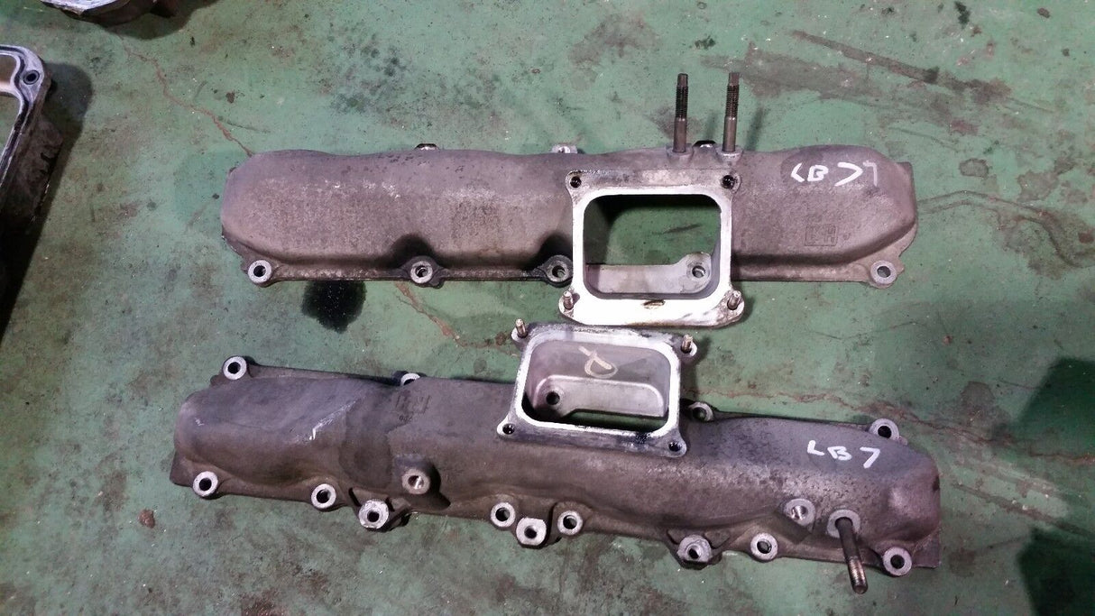 01 02 03 04 2001 2002 2003 Duramax LB7 Intake Manifold LH and RH Side Set of 2