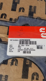 Cummins GASKET,GEAR HOUSING 4393089