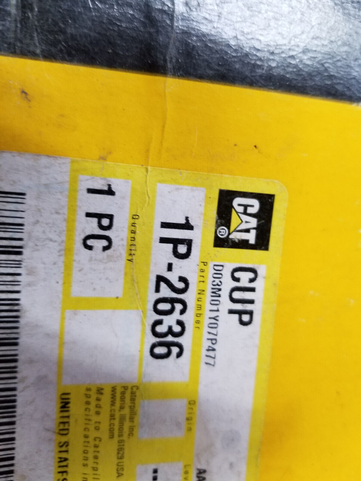 GENUINE 1P-2636 105.00mm Tapered Roller Bearing Cup 1P2636