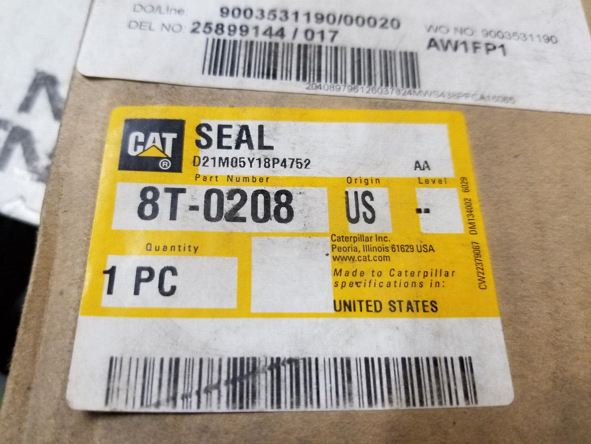 CATERPILLAR CAT 8T-0208: 247.4mm Inner Diameter Pivot Shaft Seal 8T0208